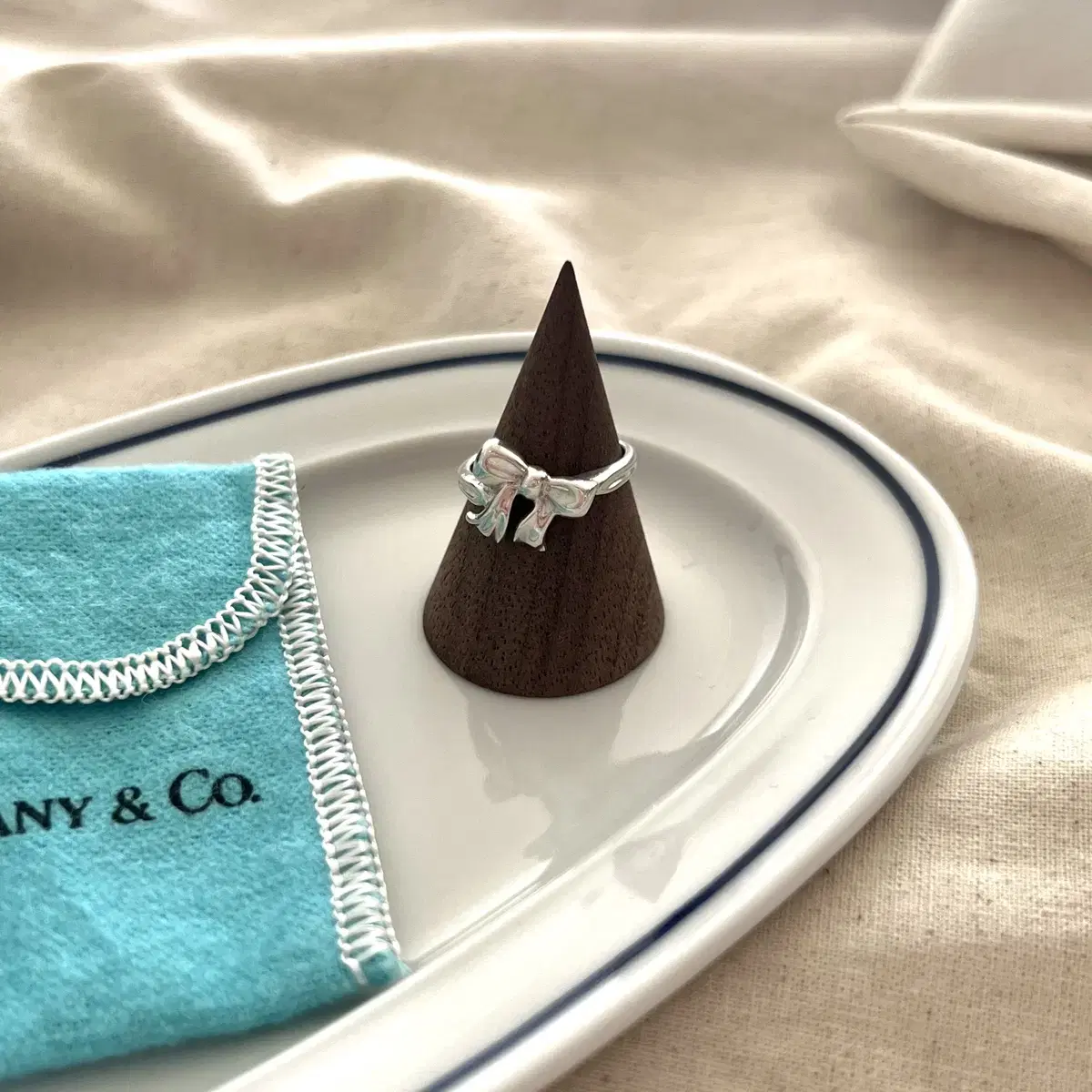 티파니 앤코 리본 링  14 TIFFANY&CO. Ribbon ring