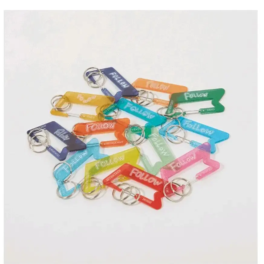 세븐틴 카라비너 키링 분철 carabiner keyring