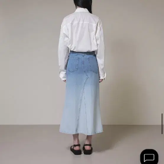 레이브 Raive Mermaid Denim Long Skirt