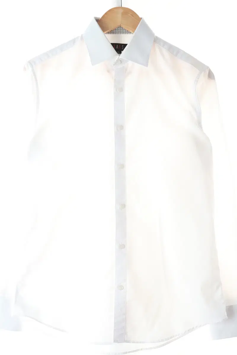 (M) Dax Shirt Southern White Plain Solid - C7FC