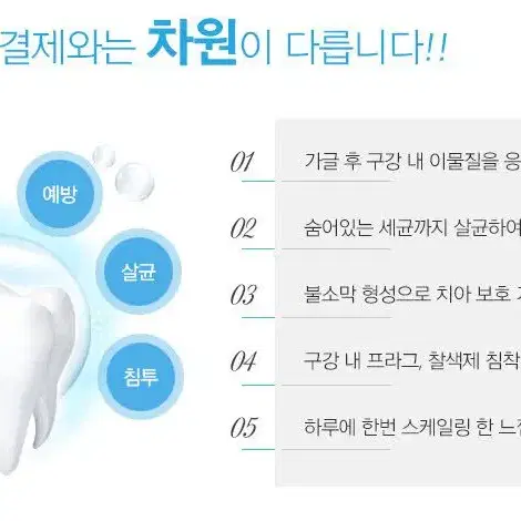 입냄새 제거 디톡스 오랄 클린케어