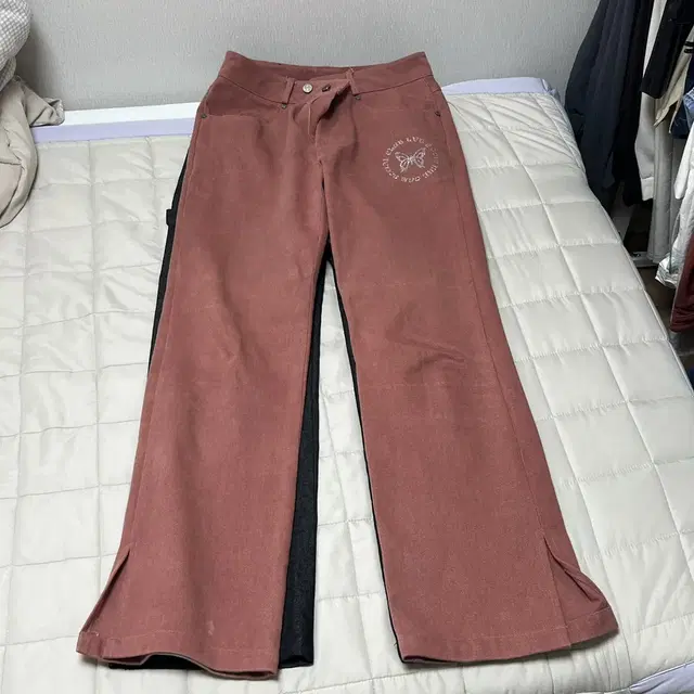 러브이즈트루 바지 CL SEMI WIDE PANTS(WINE)