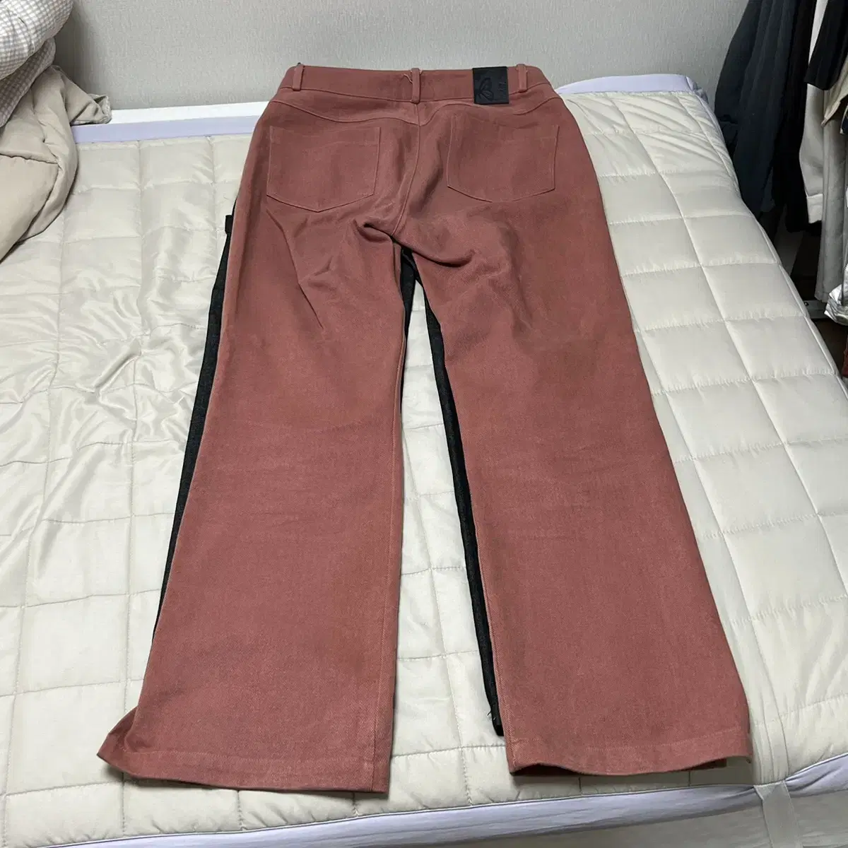 러브이즈트루 바지 CL SEMI WIDE PANTS(WINE)