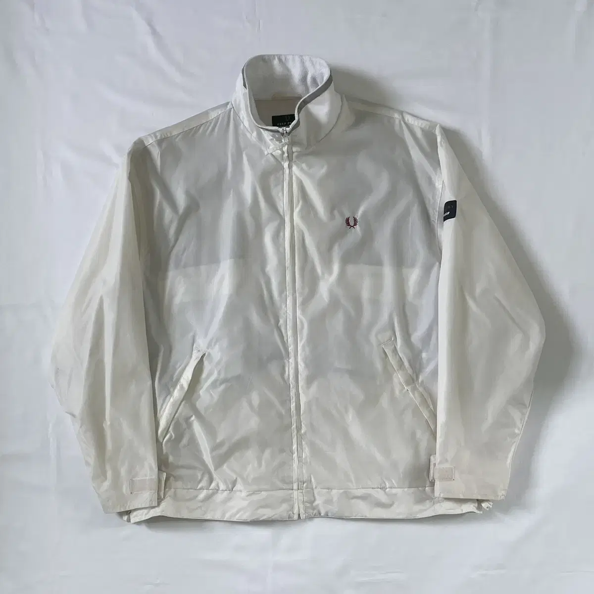 Fred Perry Logo Windbreaker Jacket Old School Salvation Vintage