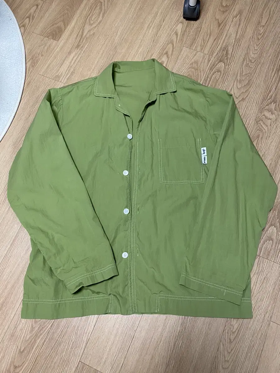 Stussy Tekla Loungewear Jacket Olive Large