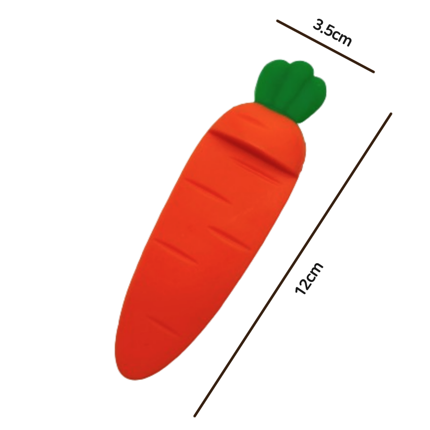 귀여운 당근 실리콘 책갈피 / 특이한 북마크 북스토퍼 / 북클립 북홀더