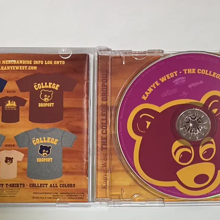 카니예 웨스트 The College Dropout 앨범 시디 CD