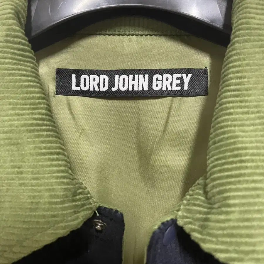 로드존그레이lord john grey코듀로이바시티점퍼자켓블루종M상태좋음