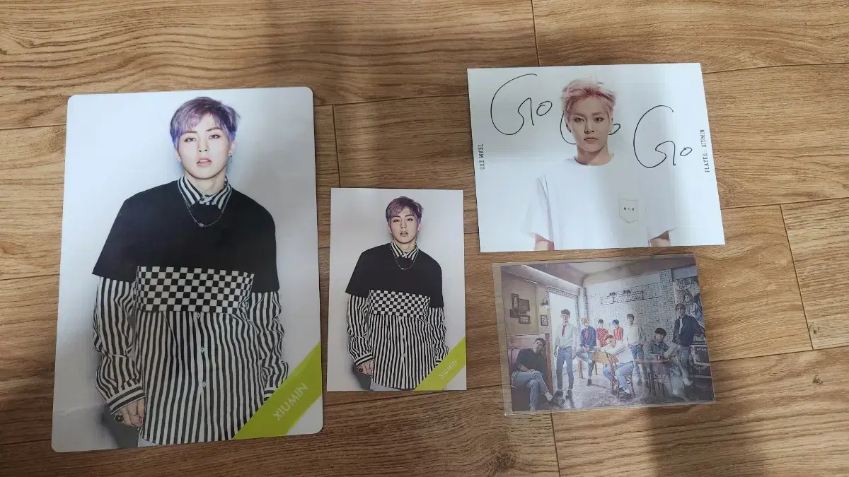 Exo xiumin Chen Baekshi postcard Book Gift Set