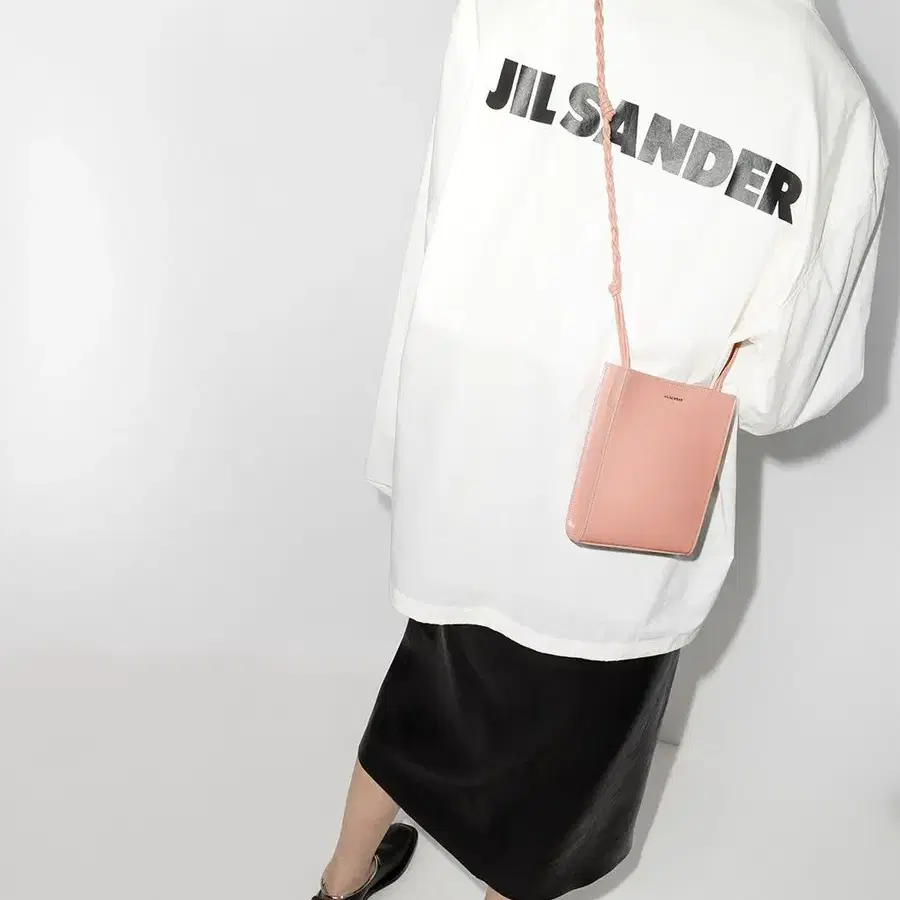 JILSANDER 질샌더 스몰탱글백 핑크