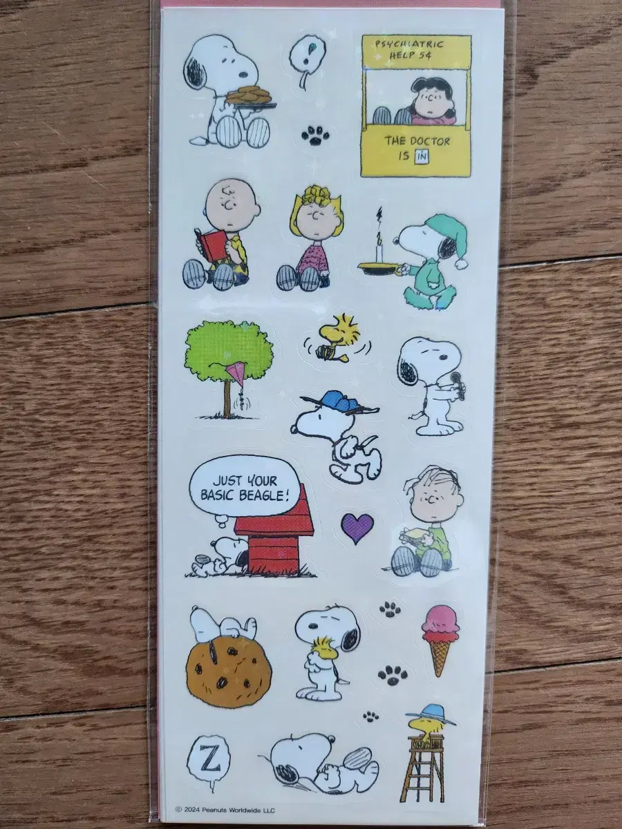 Snoopy.Peanuts Seal Stickers List Price New