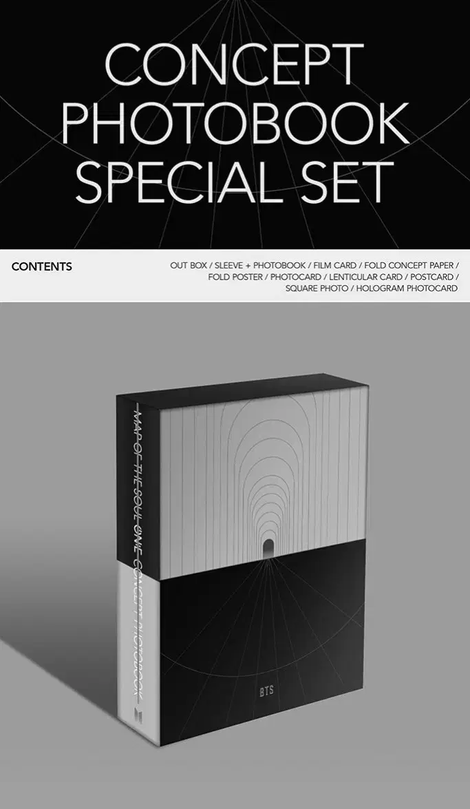 BTS online concert concept book sells (with photocard)