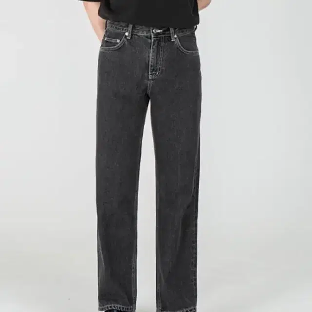 브랜디드 1967 JET BLACK JEANS [WIDE STRAIGHT