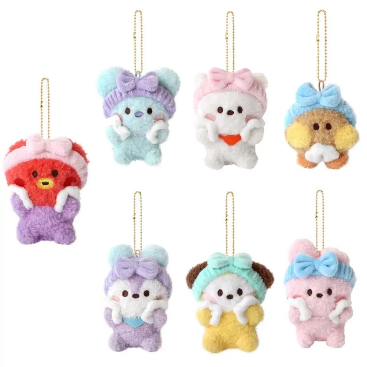 BT21 minini doll keyring bathtime doll wts