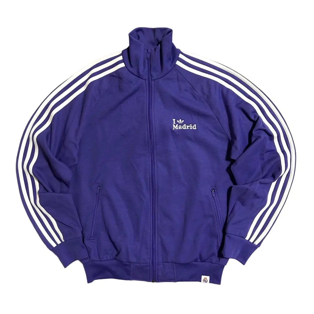 adidas Real Madrid Purple Tracktop Jersey (M)