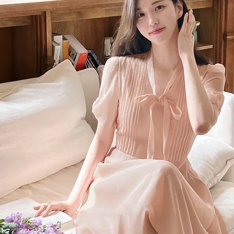 [미착용/새상품] 밀크코코아 raffine pink dress (m)