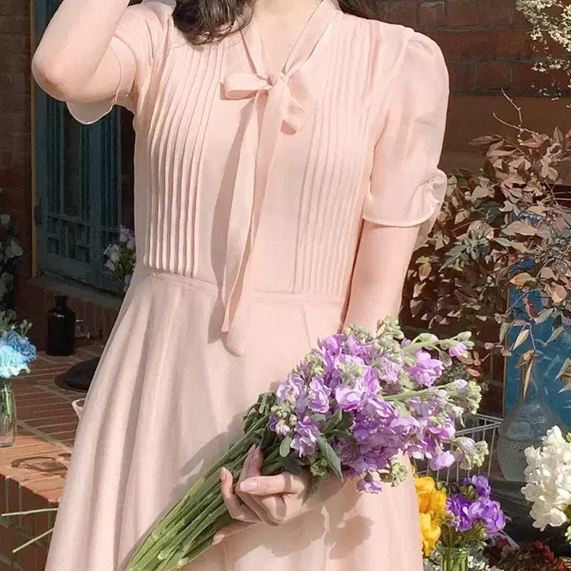 [미착용/새상품] 밀크코코아 raffine pink dress (m)