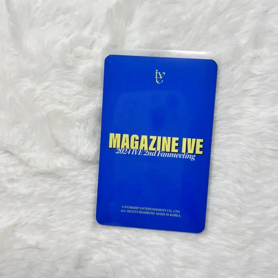 MAGAZINE IVE 아이브포카 판매