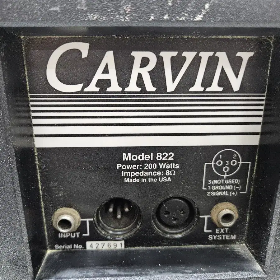 CARVIN  822 12인치 스피커 2개 입니다