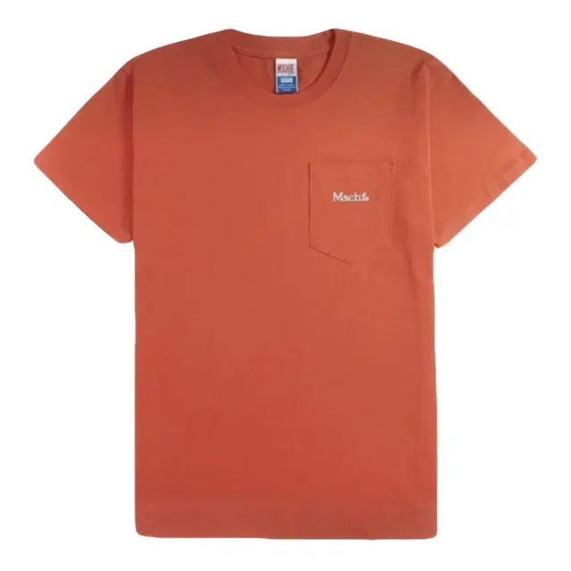 (새상품)미스치프 반팔티 mschf orange pocket tee