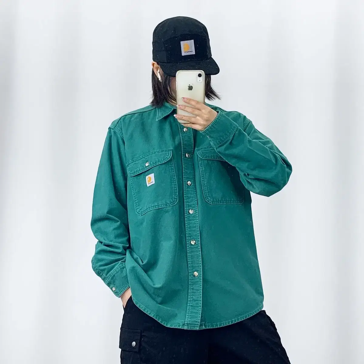 [2XL]Calhart Green Shirt CH4916