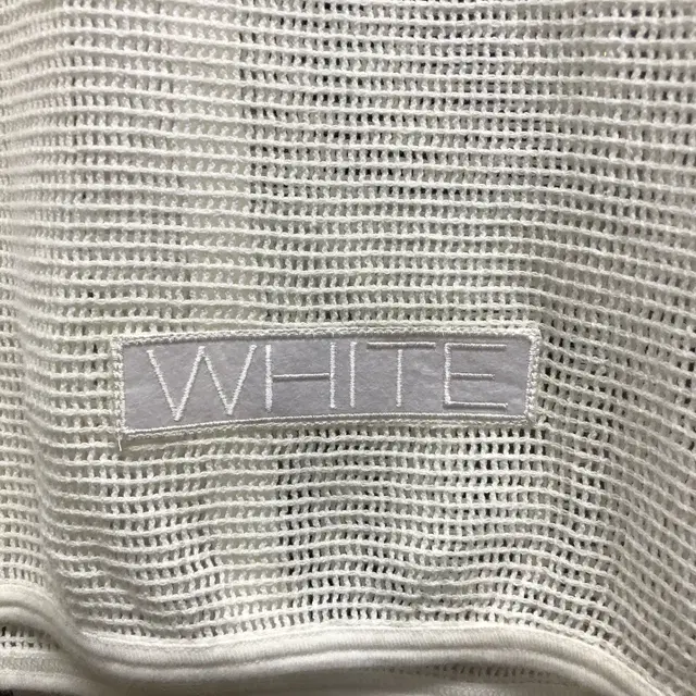 [ OFF WHITE ] 오프 화이트 니트 반팔 티셔츠