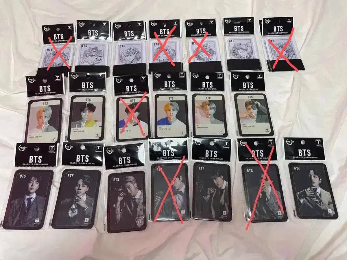 BTS sealed Tmoney kard