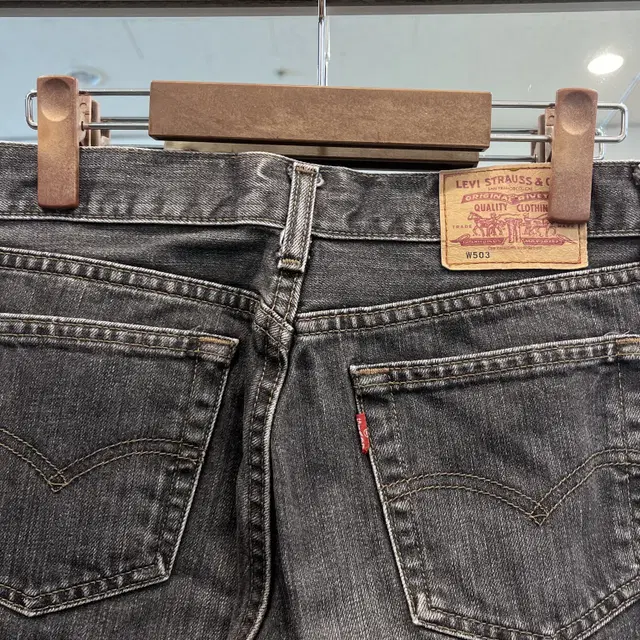 00s Levis 리바이스 503 흑청 데님 팬츠 (28-29inch)