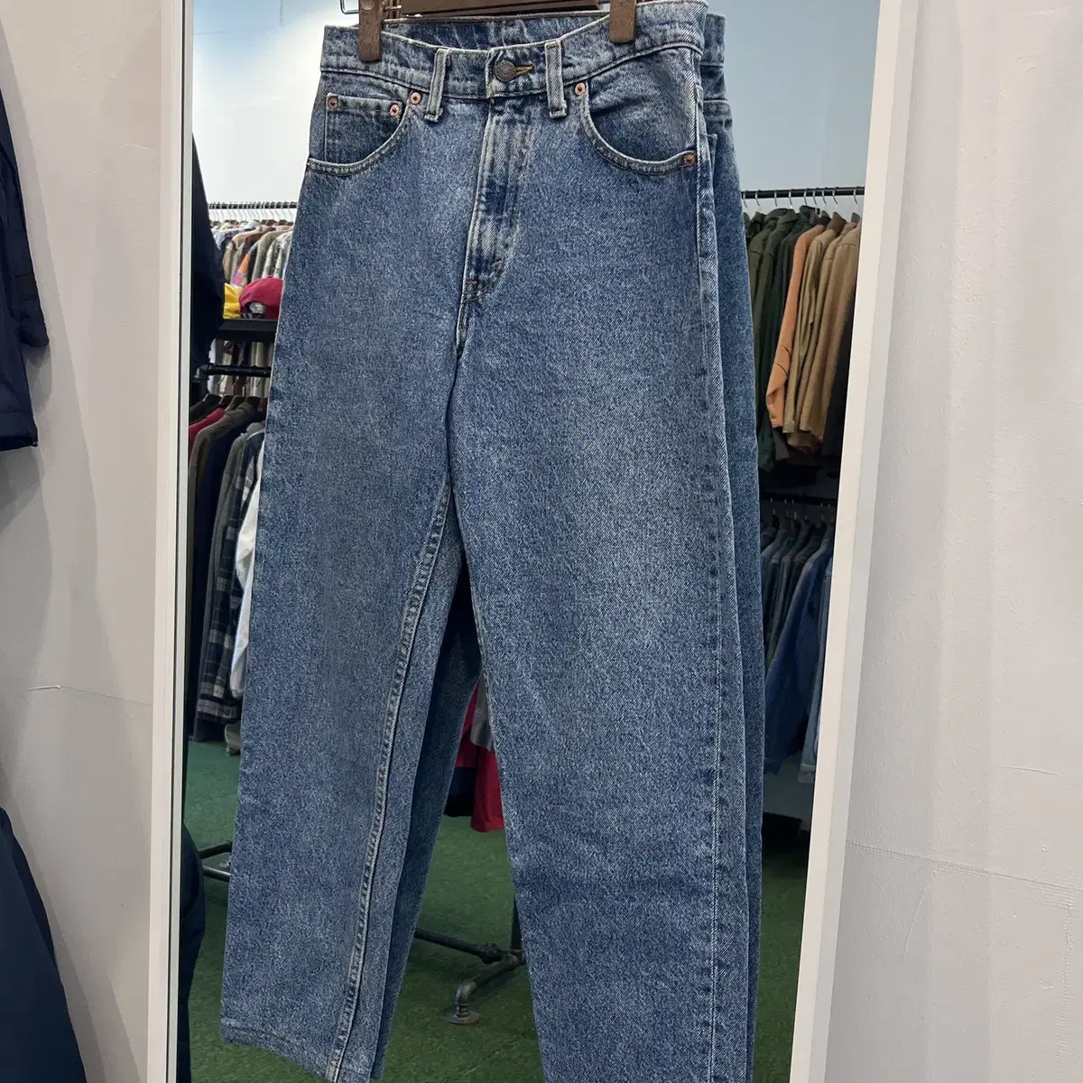 90s Levis 리바이스 550 데님 팬츠 (made in USA)