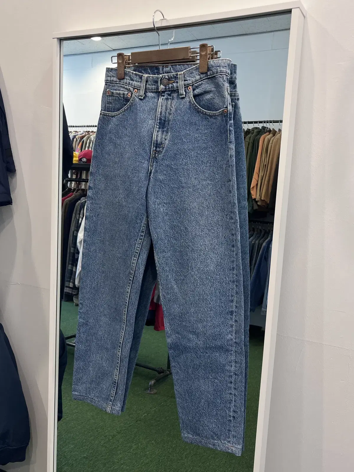 90s Levis 리바이스 550 데님 팬츠 (made in USA)