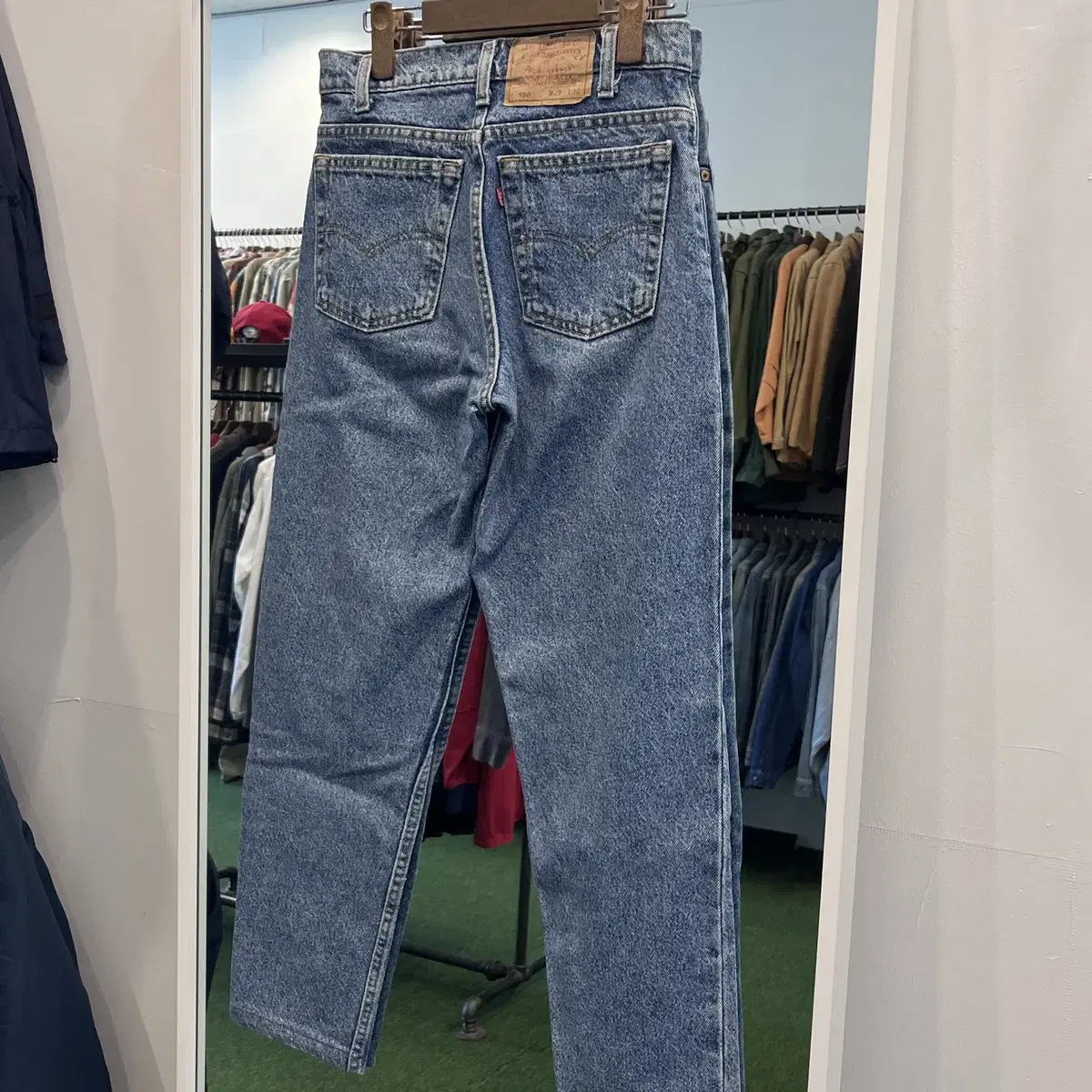 90s Levis 리바이스 550 데님 팬츠 (made in USA)