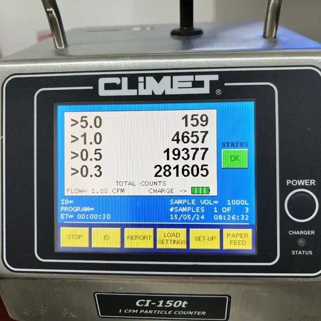 파티클카운터 climet particle counter