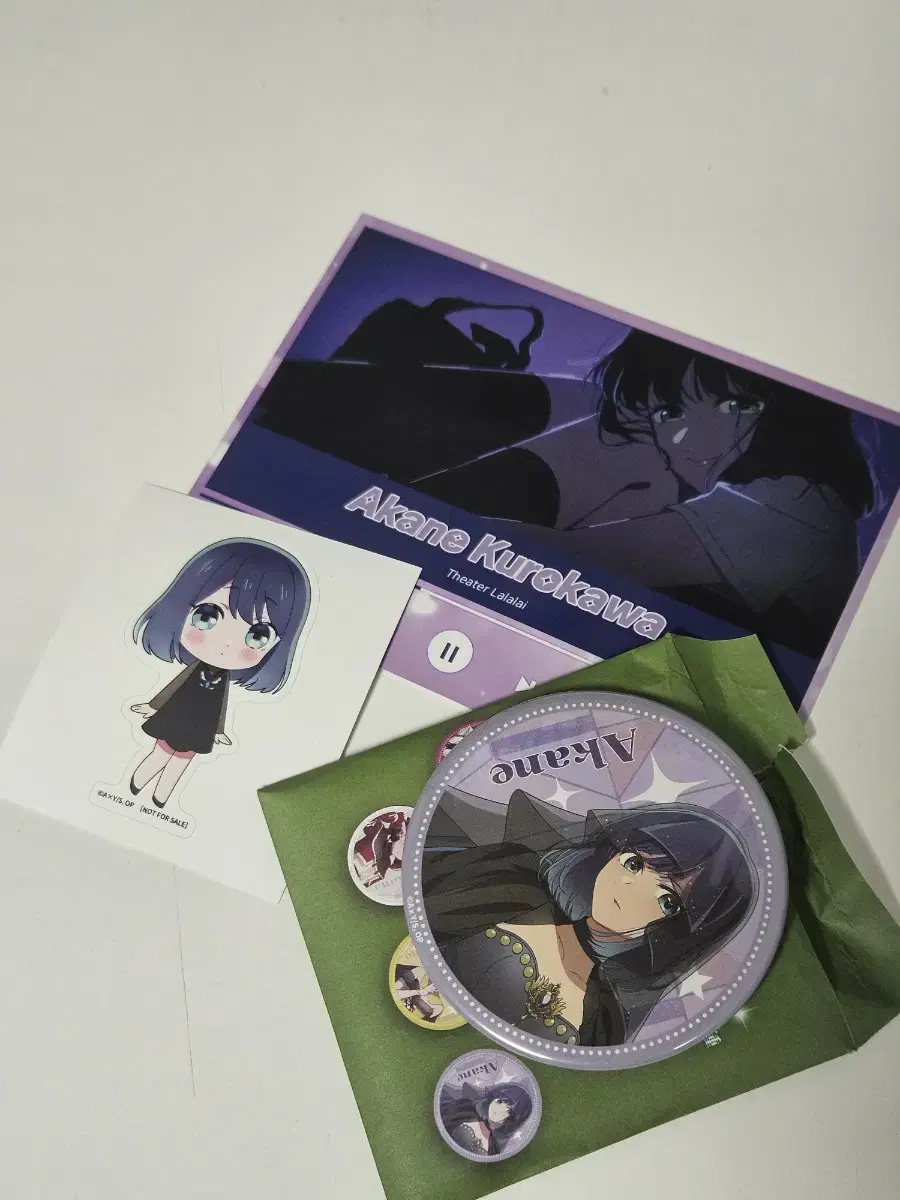 Favorite child Akane merchandise