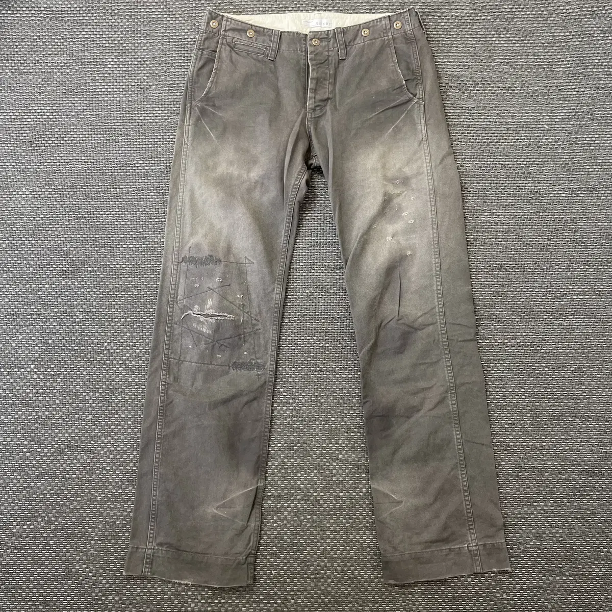 (32) JPN Damage Cotton Pants