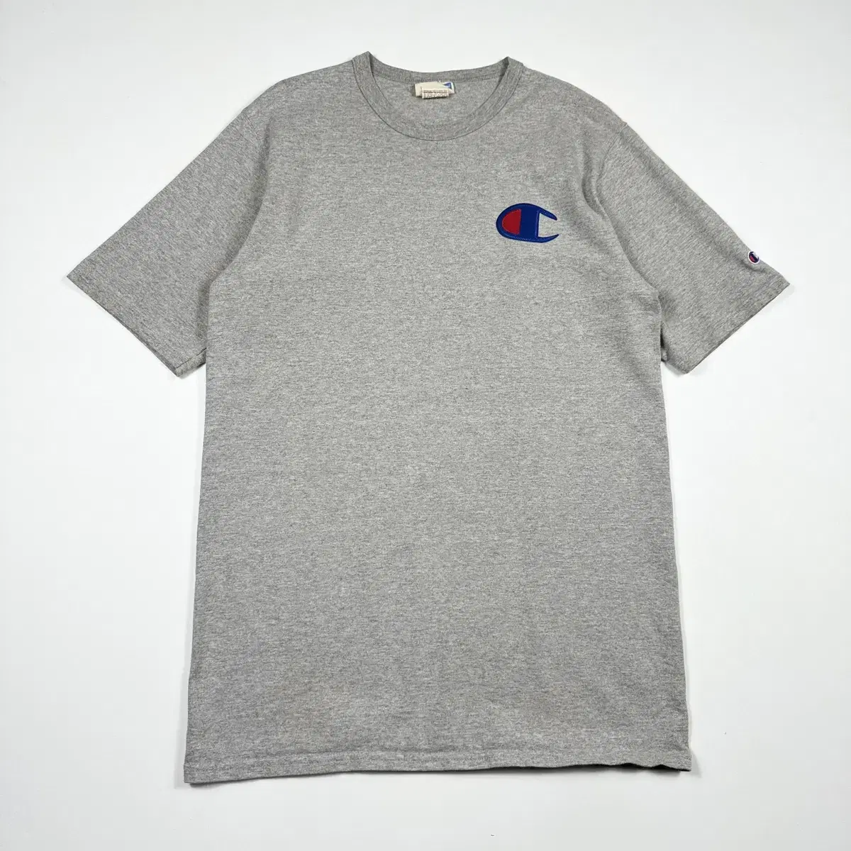 (L) Champion Japan Big Logo Heavy Cotton Vahn Tee Gray