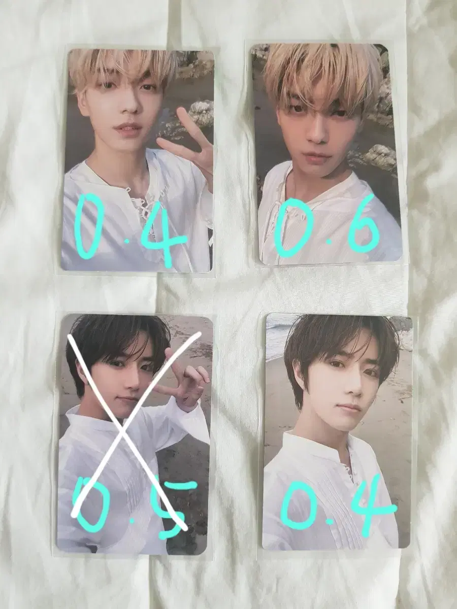 TXT Fairwell photocard Shrera Alpo ld soobin yeonjun beomgyu taehyun hueningkai