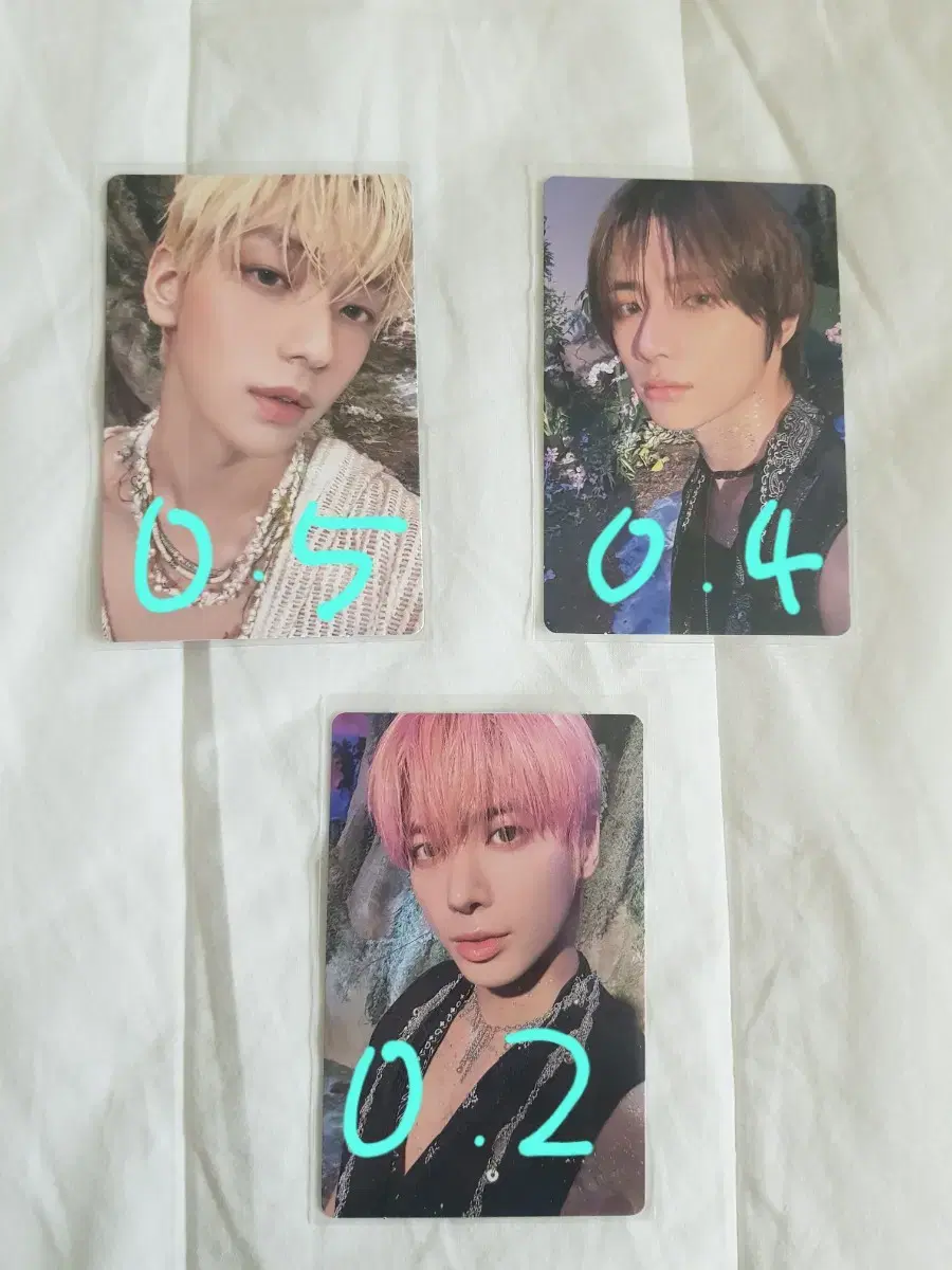 txt shurera weverse version photocard soobin yeonjun beomgyu taehyun hueningkai