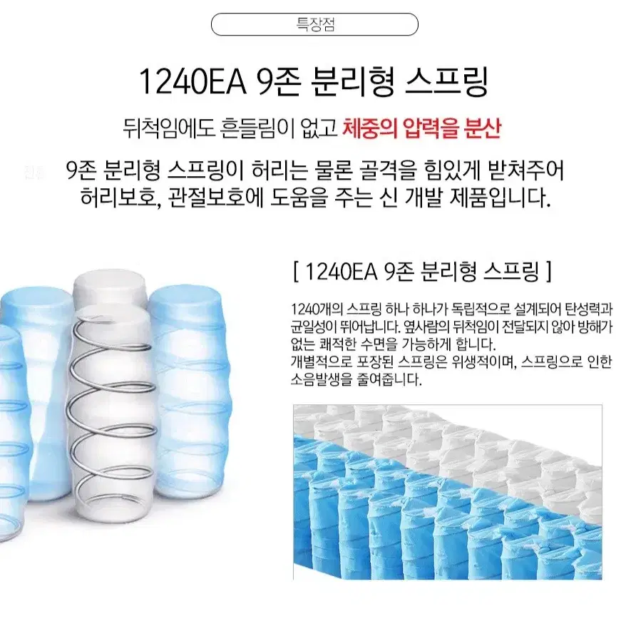 벨로침대 매트리스 720번 모델(새것)