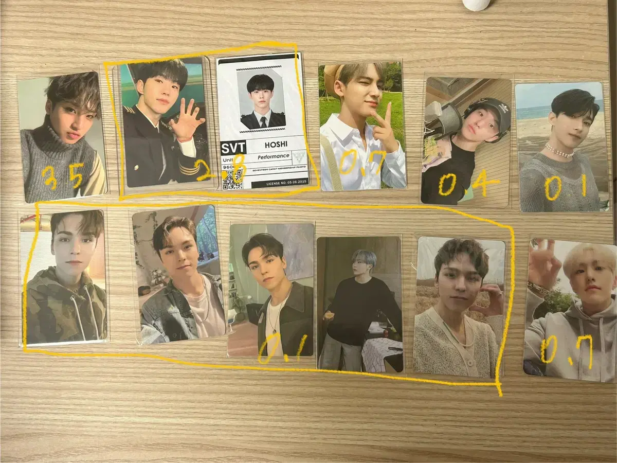 Seventeen photocard wts mingyu dk hoshi vernon seungkwan Ataka Caravan AirlinesHoshi