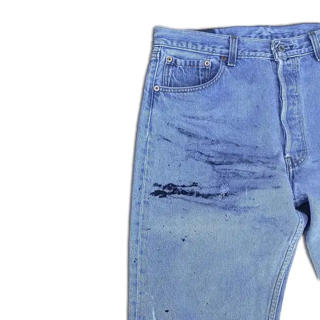 90's Levis 501 Distressed Jeans