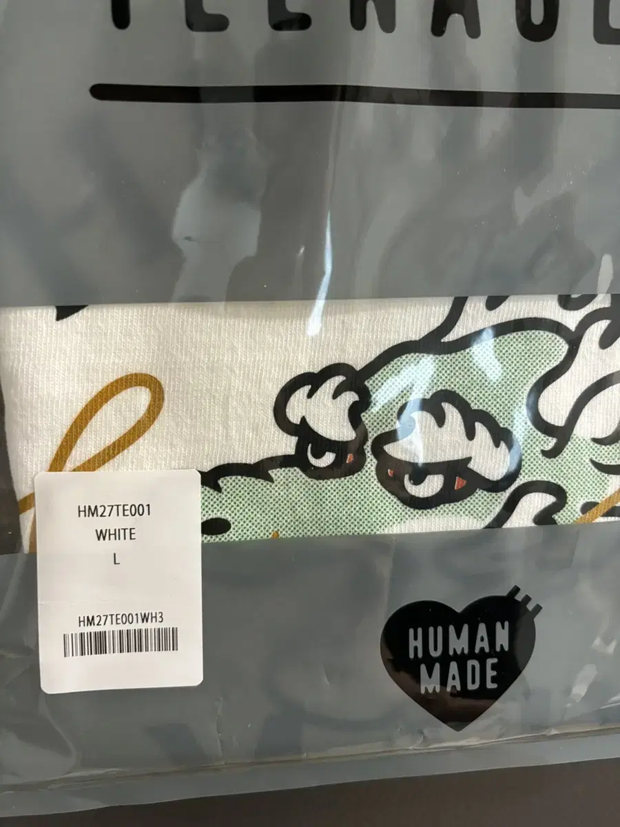 L 100 HUMAN MADE Short sleeve T-shirt New HUMAN MADE