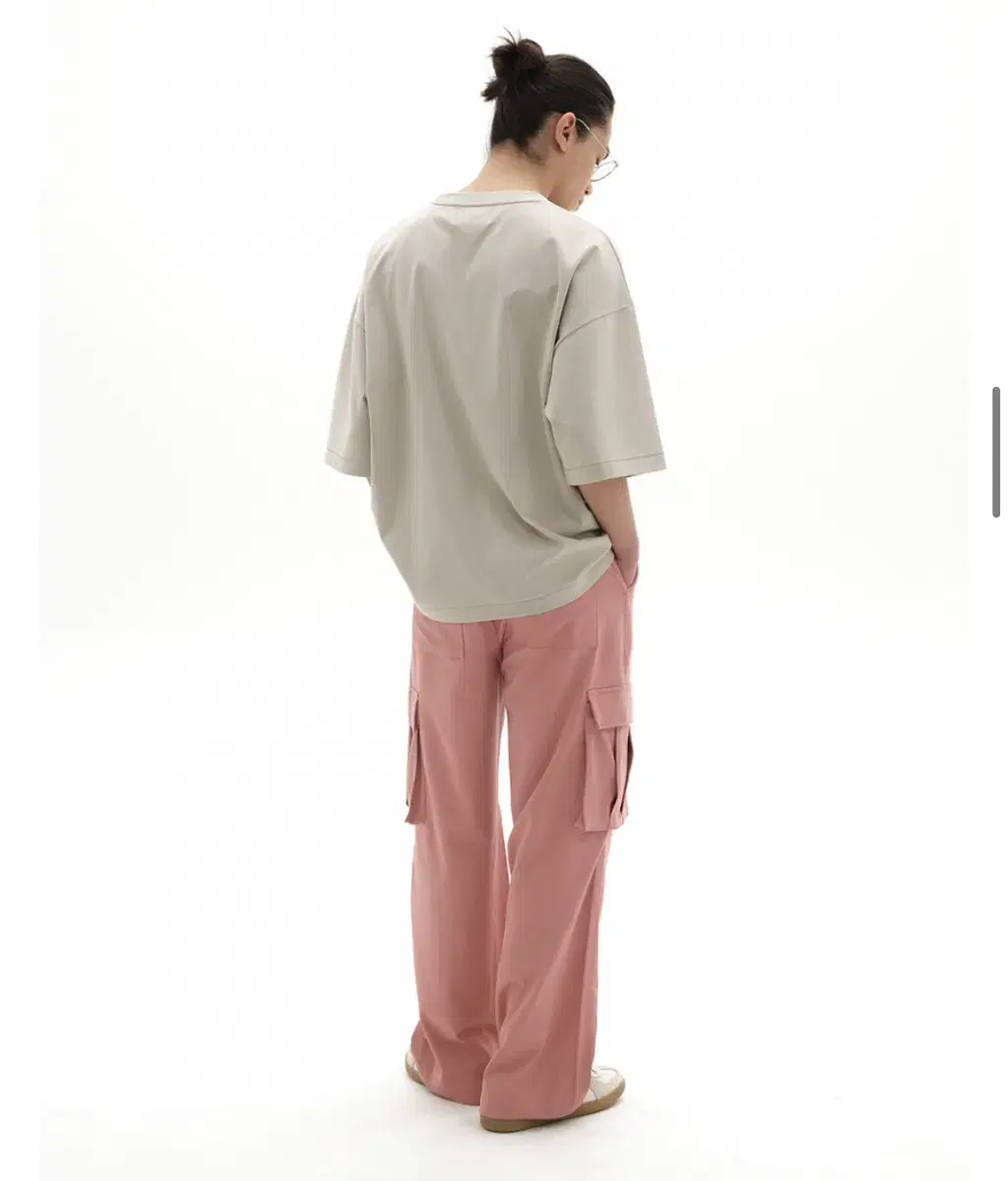 (NEW) Mad Mars Cargo Pocket Wide Slacks Pink