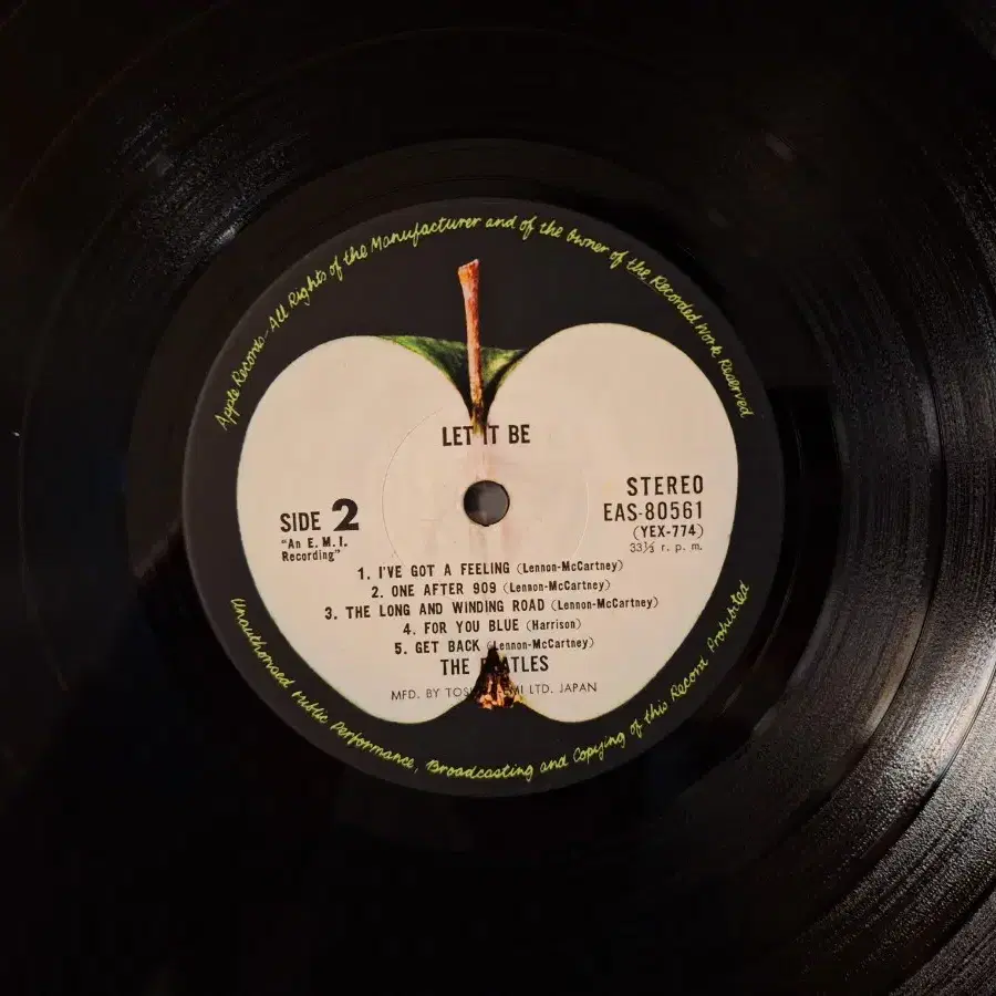 수입반/The Beatles - Let It Be LP