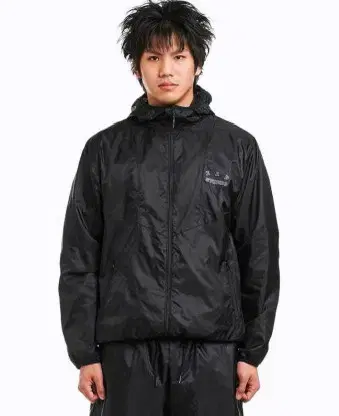 [L] iApp Studio Ripstop Wind Jacket Black