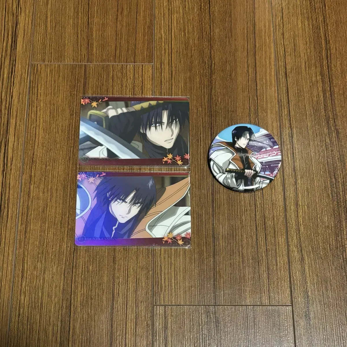 Sword of the Wind Shinomori Aoshi acrylic Nameplate Canbadge Goods in Bulk