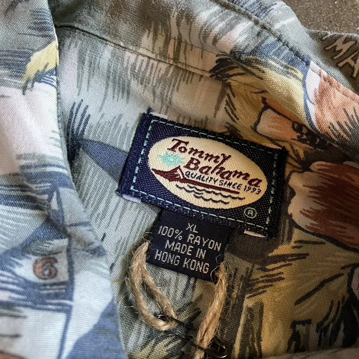 Tommy Bahama 하와이안 셔츠 XL