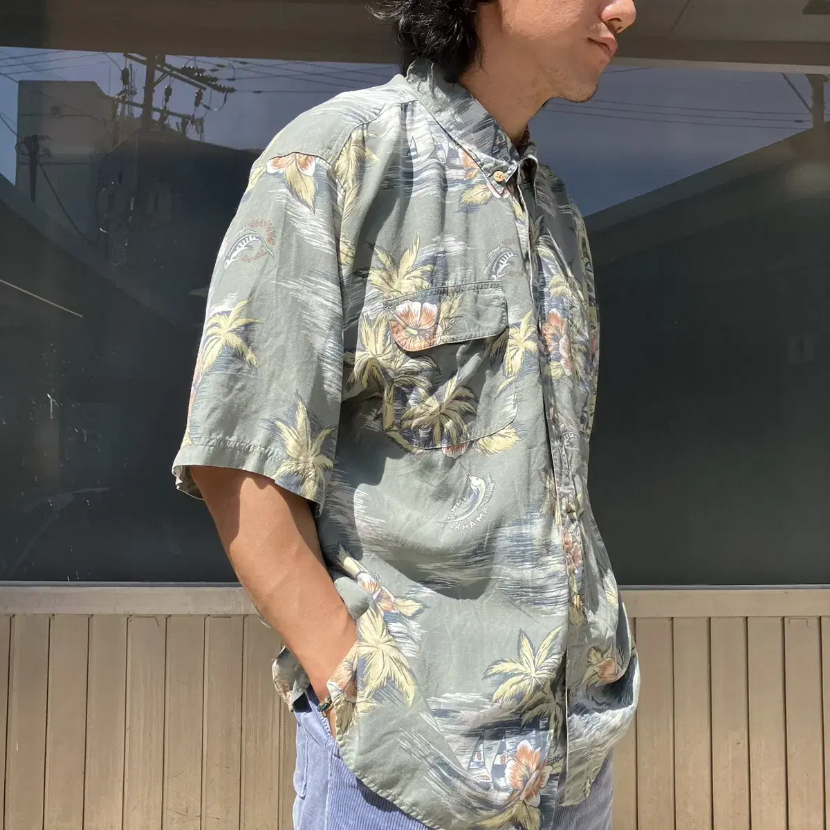 Tommy Bahama 하와이안 셔츠 XL