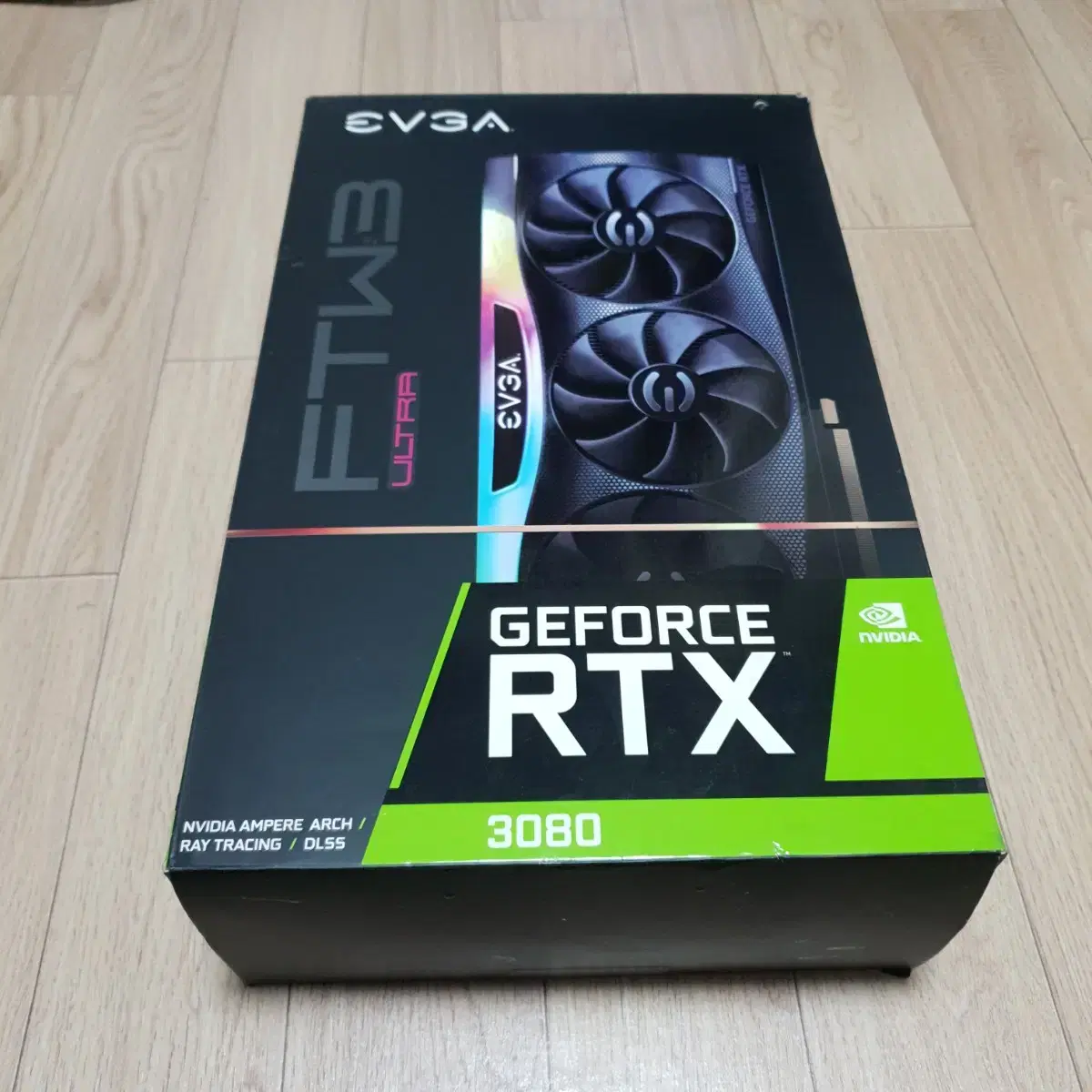 EVGA 3080 FTW3 GEFORCE RTX  그래픽카드박스