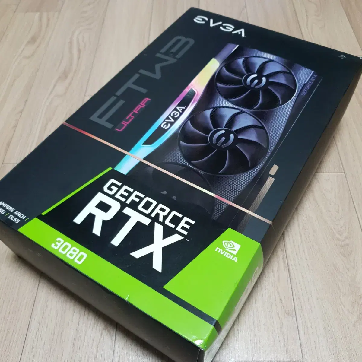 EVGA 3080 FTW3 GEFORCE RTX  그래픽카드박스