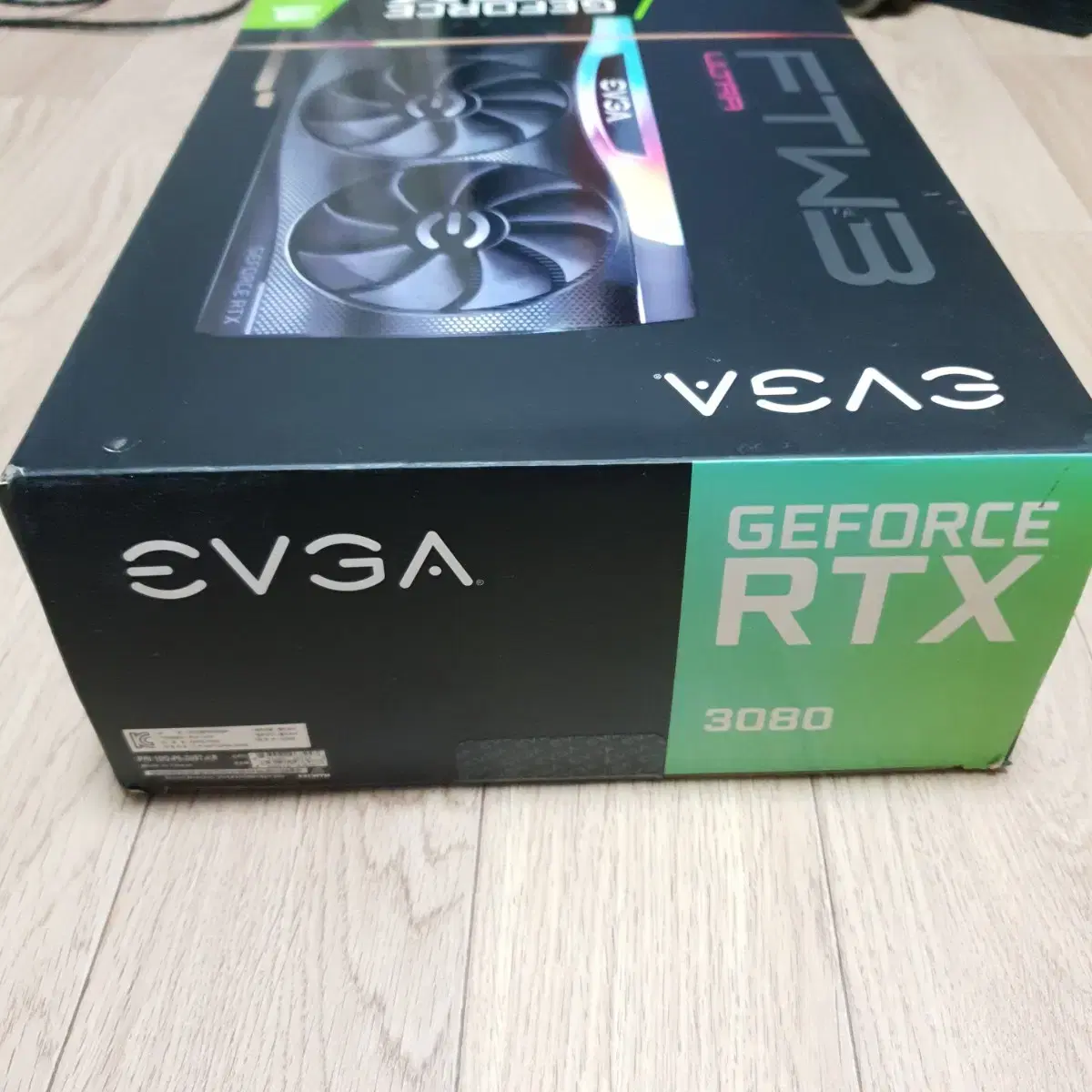 EVGA 3080 FTW3 GEFORCE RTX  그래픽카드박스